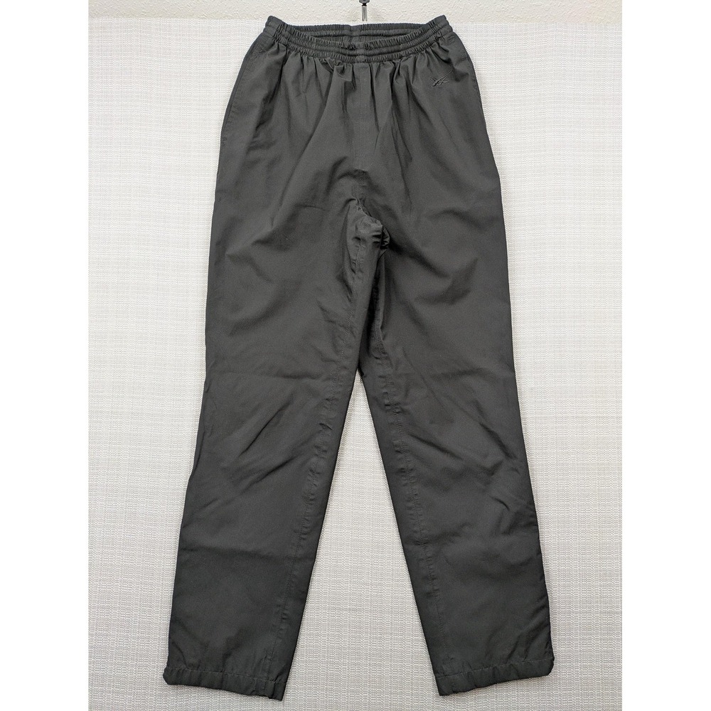 Asics Gore-Tex Pants Mens Large Black Waterproof Lined Rain Zip Ankle Outdoor